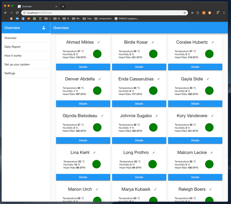 Angular GUI summary