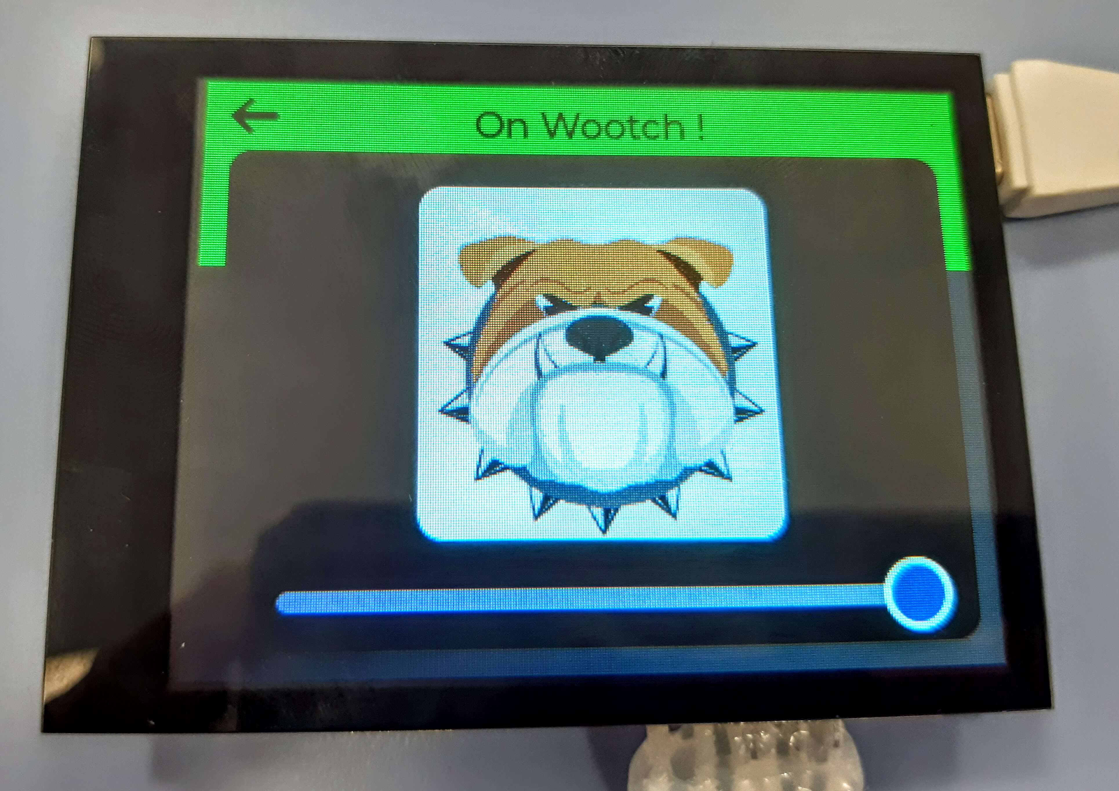 Embedded UI on watch