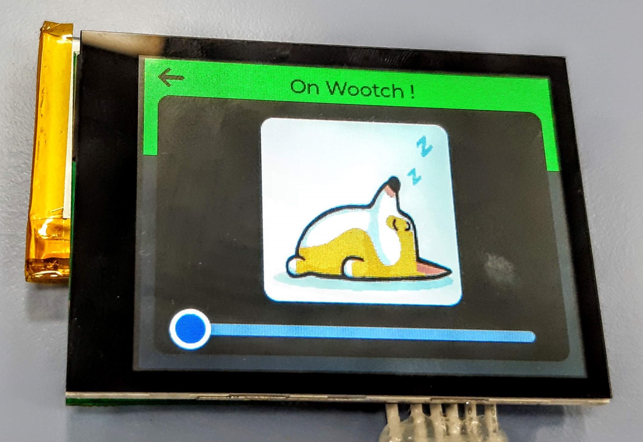 Embedded UI on watch