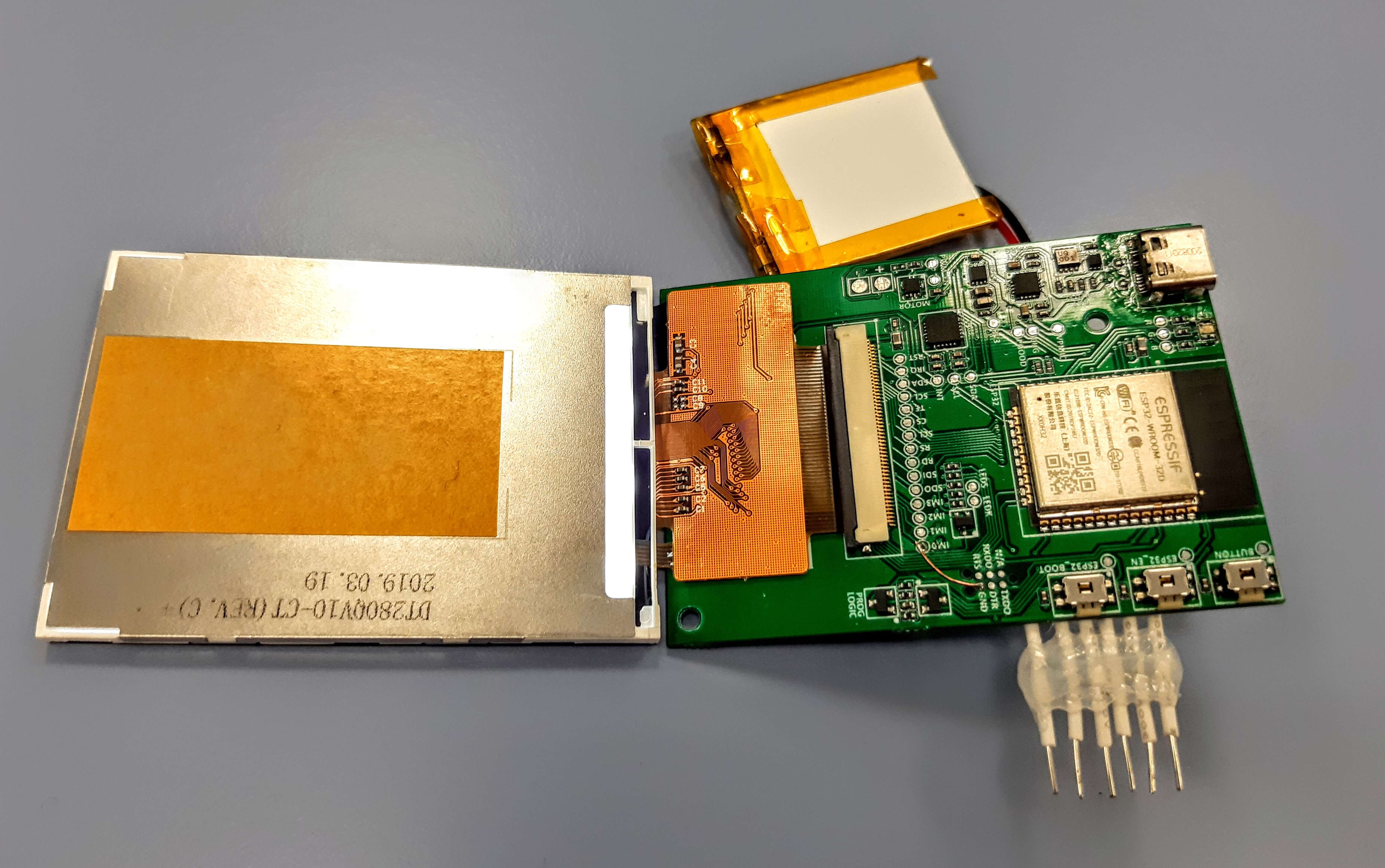 Unfolded PCB Wootch